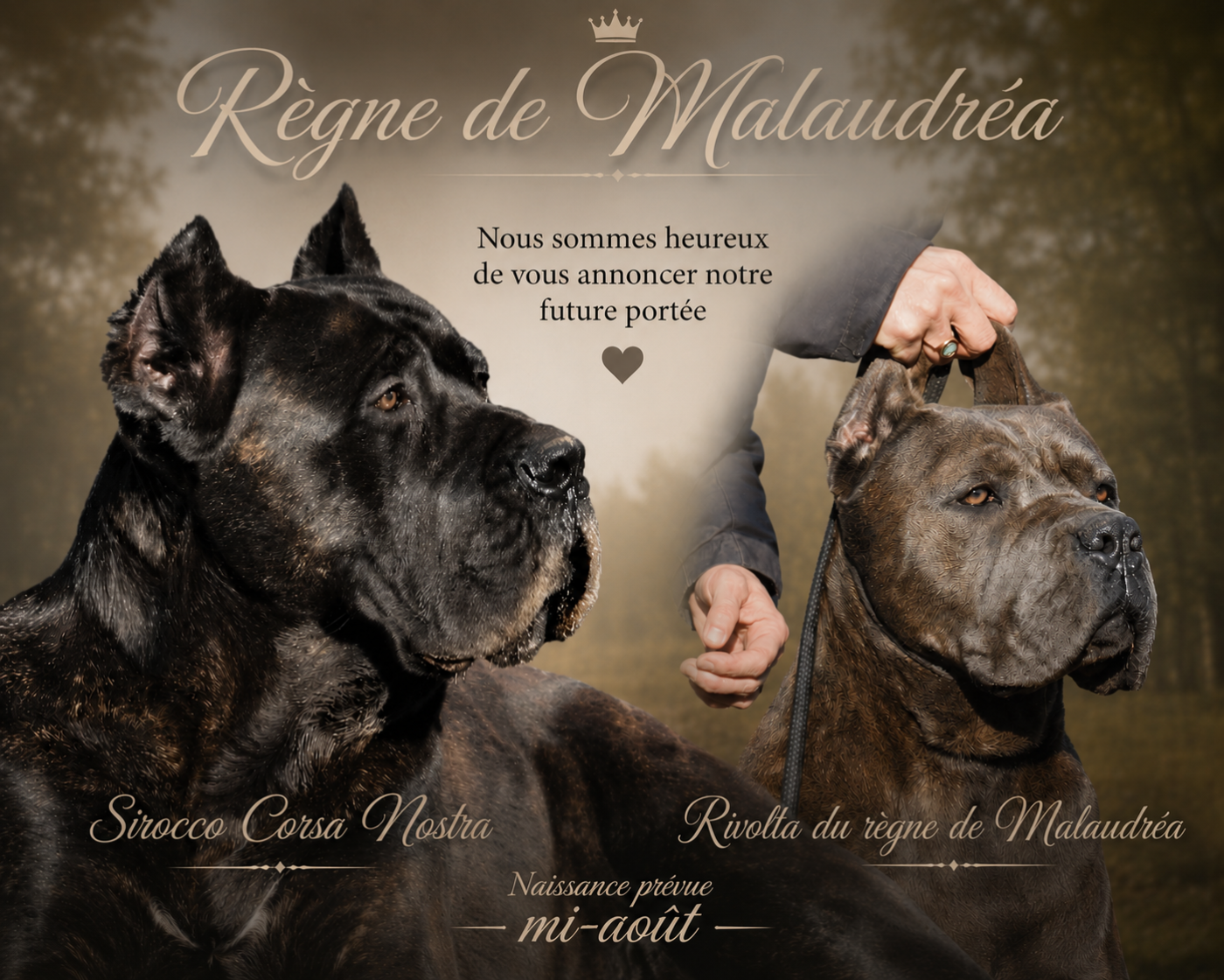 Chiot Cane Corso Du Règne De Malaudrea